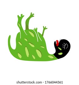 Green Dinosaur for kids design