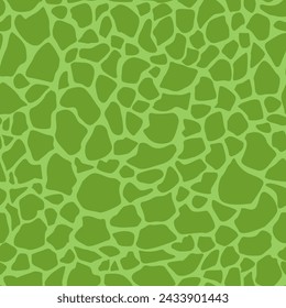 Green dinosaur skin seamless pattern