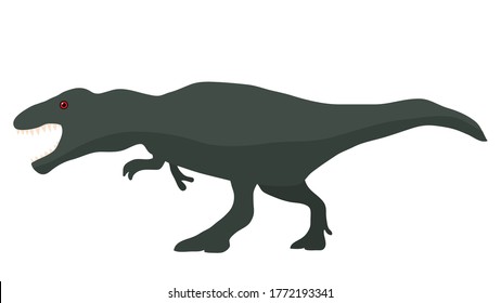 Green dinosaur. Vector image, eps 10