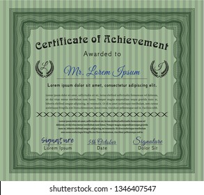 Green Diploma. Customizable, Easy to edit and change colors. With quality background. Excellent design. 