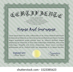 Green Diploma. Customizable, Easy to edit and change colors. Easy to print. Elegant design. 