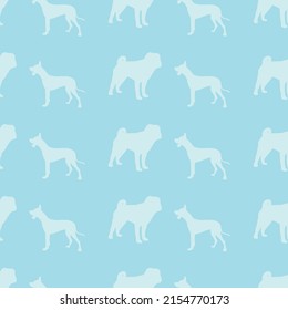 green dog patterns on green background, vector