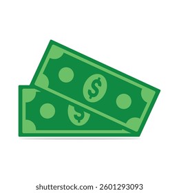 A green dollar bills with a dollar sign design