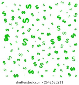 Green Dollar Sign Pattern Money, Finance, Wealth, Currency, Background