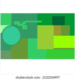 fondo verde dominante de plaqueta