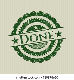 Green Done distress rubber grunge seal