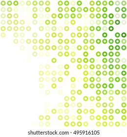 Green Donuts Background, Creative Design Templates