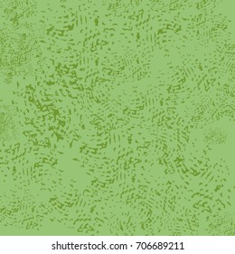 Green doodle against olive background