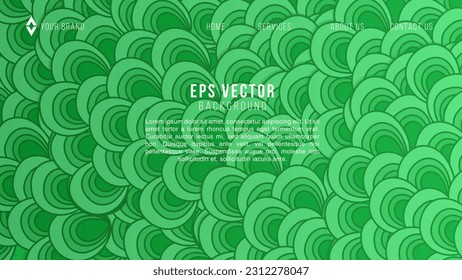 Green Doodle Background. Website Landing Page. 3d Fluid Poster. Gradient Abstract Banner. Vibrant Color. Fluid Green. Abstract Background. Green Yellow Colors. 3d Flow Wave. Vector.