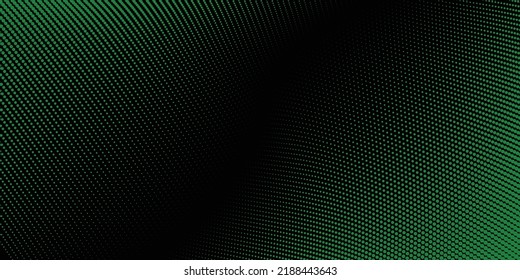 Green dot and black abstract background