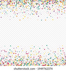 Green Dot Happy Transparent Background. Abstract Dust Illustration. Fun Polka Texture. Yellow Shine Independence Background.