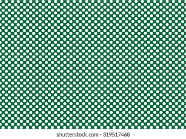 Green dot on white background