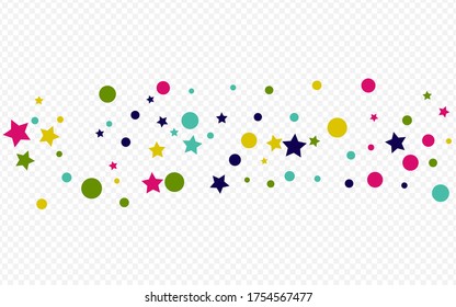 Green Dot Top Transparent Background. Carnaval Shine Design. Celebration Round Banner. Color Rain Fun Backdrop.
