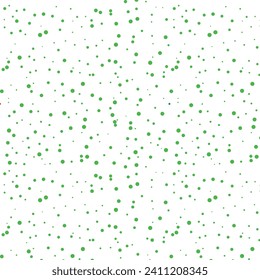 Green dot and white abstract background