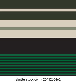Green Double striped seamless pattern design for fashion textiles and graphics