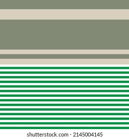Green Double striped seamless pattern design for fashion textiles and graphics