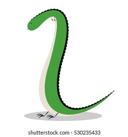 Green Dragon. Vector