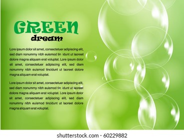 ilustración de ensueño verde