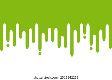Líquido de goteo verde, fondo abstracto