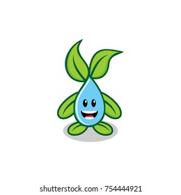 Green Drop funny icon 