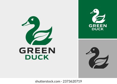 El "Green Duck Logo Design" es un activo de diseño adecuado para empresas u organizaciones que quieren un logo con un pato verde como representación visual de su marca.