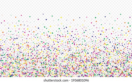 Green Dust Celebrate Transparent Background. Christmas Polka Background. Flying Rain Design. Orange Round Independence Postcard.