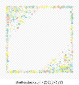 Green Dust Transparent Transparent Background. Carnaval Polka Texture. Carnival Shine Invitation. Rainbow Splash Christmas Banner.