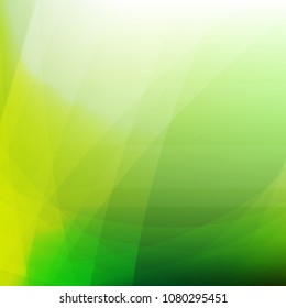 Green Dynamic Background With Gradient Mesh, Vector Illustration

