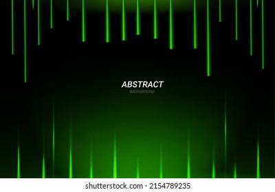 green dynamic motion glowing rays design abstract background