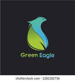 green eagle logo design