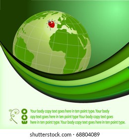 Green earth background