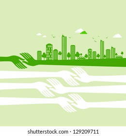 green earth- ecology concept