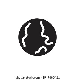 Green Earth Symbol in Vektorgrafik. Logotyp