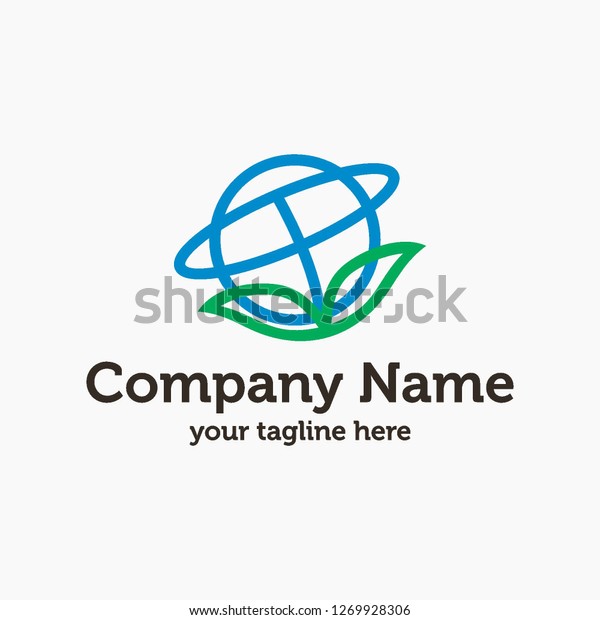 Green Earth Logo Stock Image Download Now