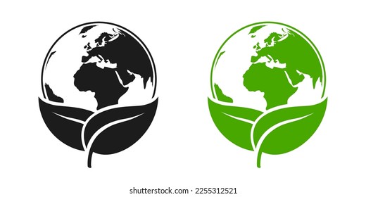 Green earth, World Environment Day, concept of saving the planet – for stock