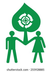 Green earth,sustainable development concep