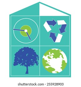 Green earth,sustainable development concep