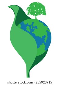 Green earth,sustainable development concep