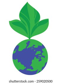Green earth,sustainable development concep