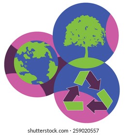 Green earth,sustainable development concep