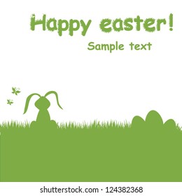 Green Easter background