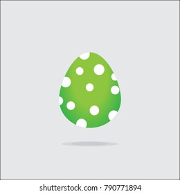 Green easter egg 