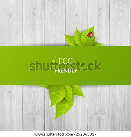 Green eco abstract design, Vector illustration eps 10