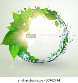 Green eco background