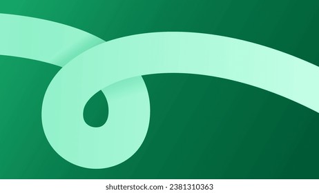 green eco background. abstract background with waves. green gradient color wallpaper. green background.