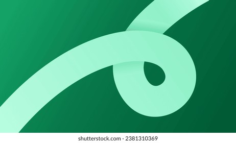 green eco background. abstract background with waves. green gradient color wallpaper. green background.