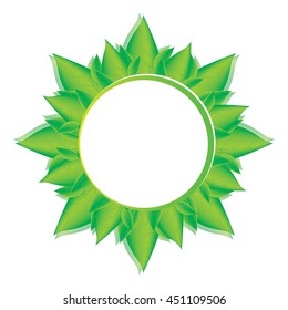 Green, eco, bio and organic label.vector