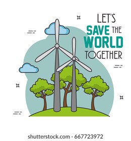 Green Eco concept background 