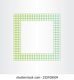green eco frame abstract background 