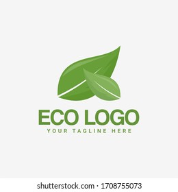 Green Eco Friendly Logo Template Design